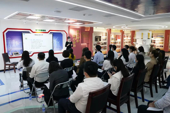 粤水电开展党建文化展厅讲解员培训活动